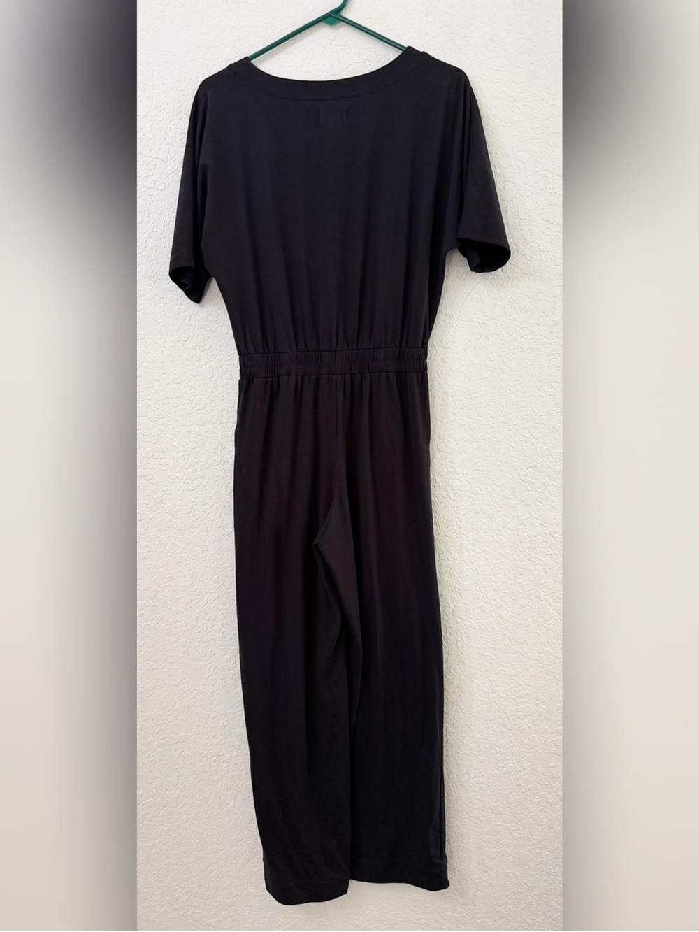 Pact Women's Organic Revive Deep-V Jumpsuit Black Size XS - Picture 5 of 13